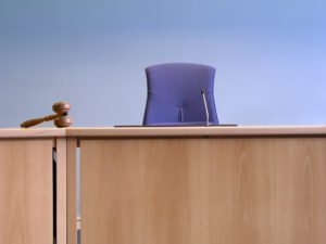the judge seat